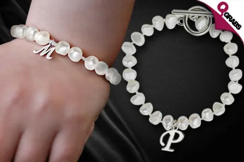 For QR69 Feel Pretty with a PearlShed Fresh Water Pearl Bracelet - Get your Initial Added to it as well! (QR200 Value)